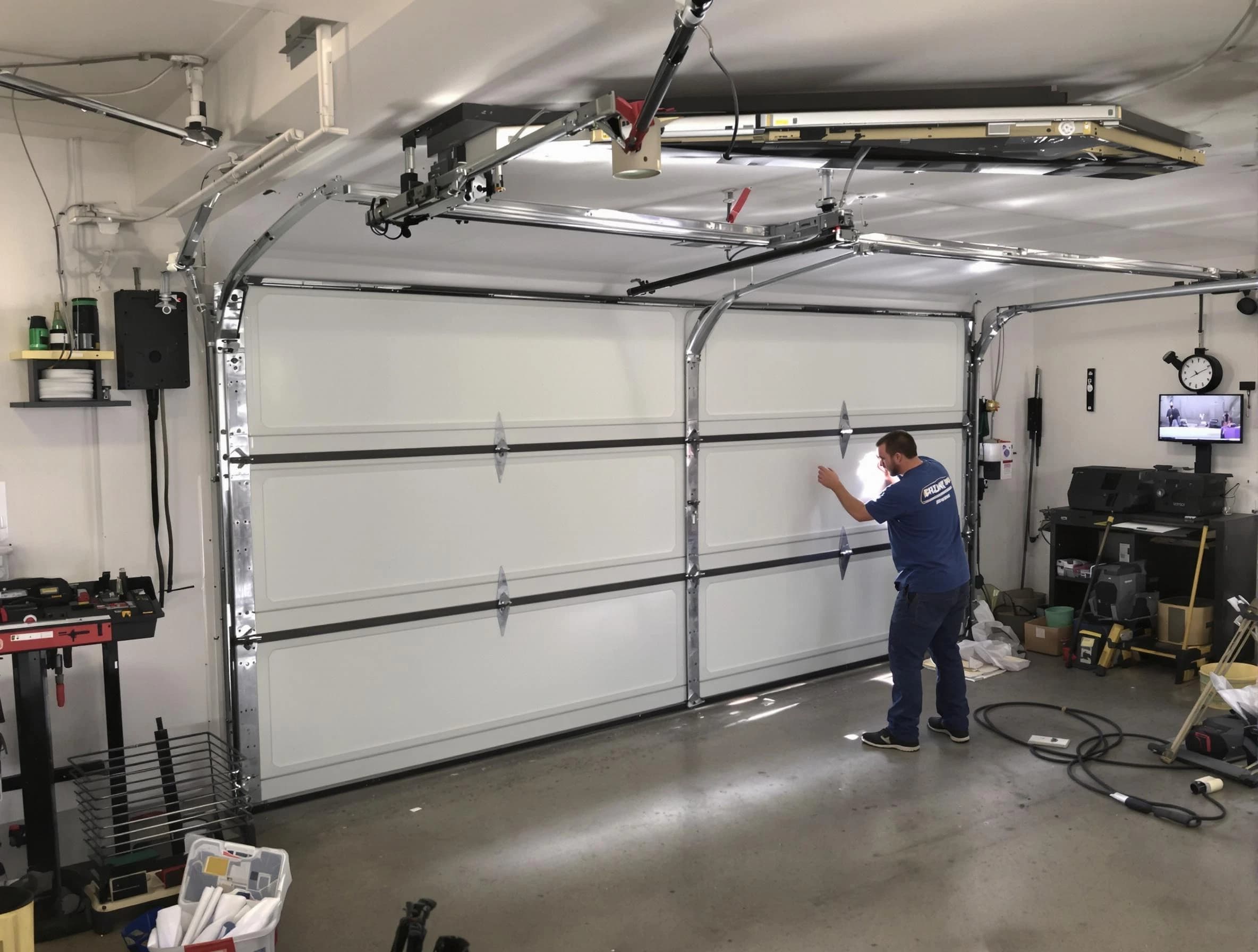 Professional garage door repair service by Hopewell Garage Door Repair in Hopewell