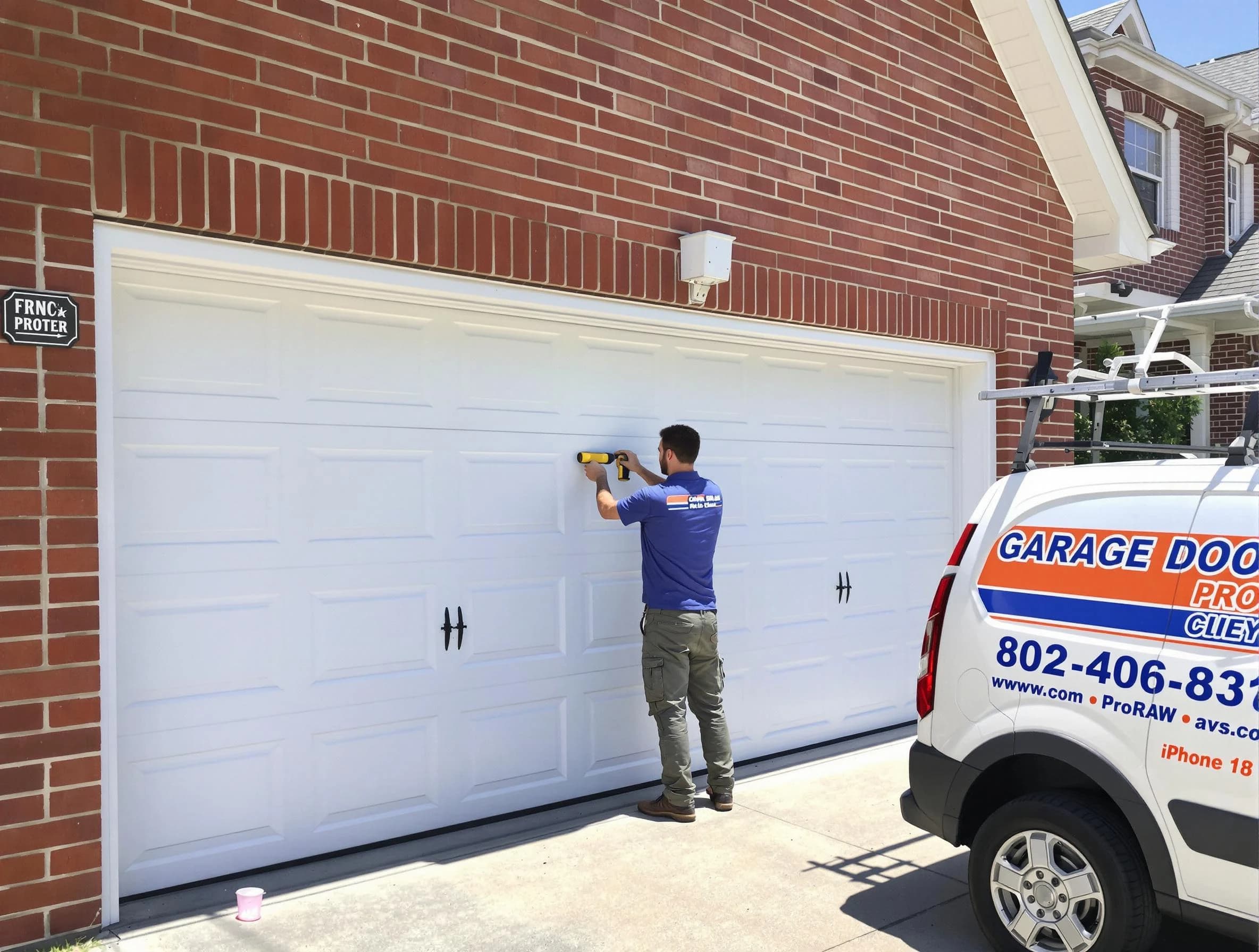 Local garage door repair service by Hopewell Garage Door Repair in Hopewell