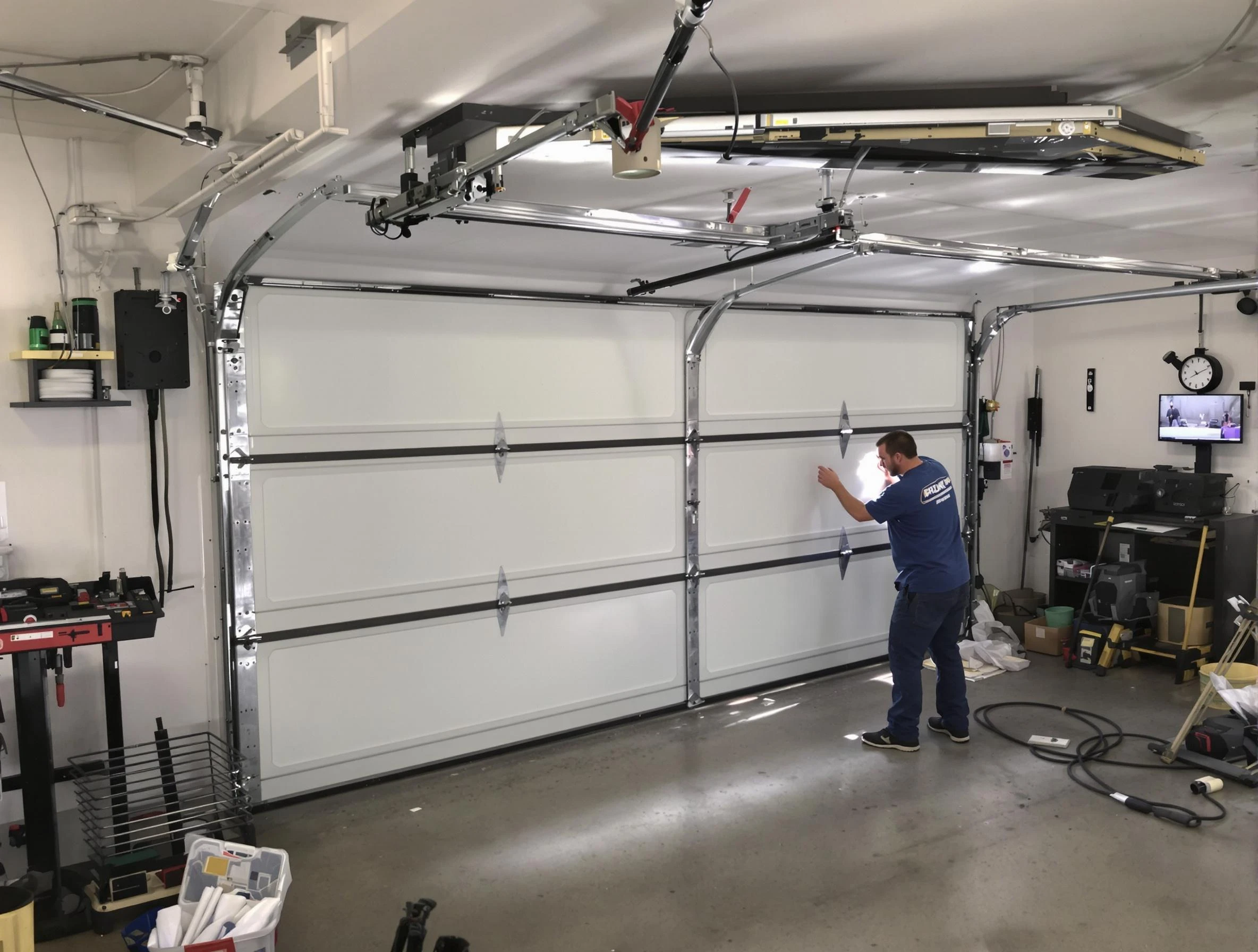 Professional garage door repair service by Hopewell Garage Door Repair in Hopewell