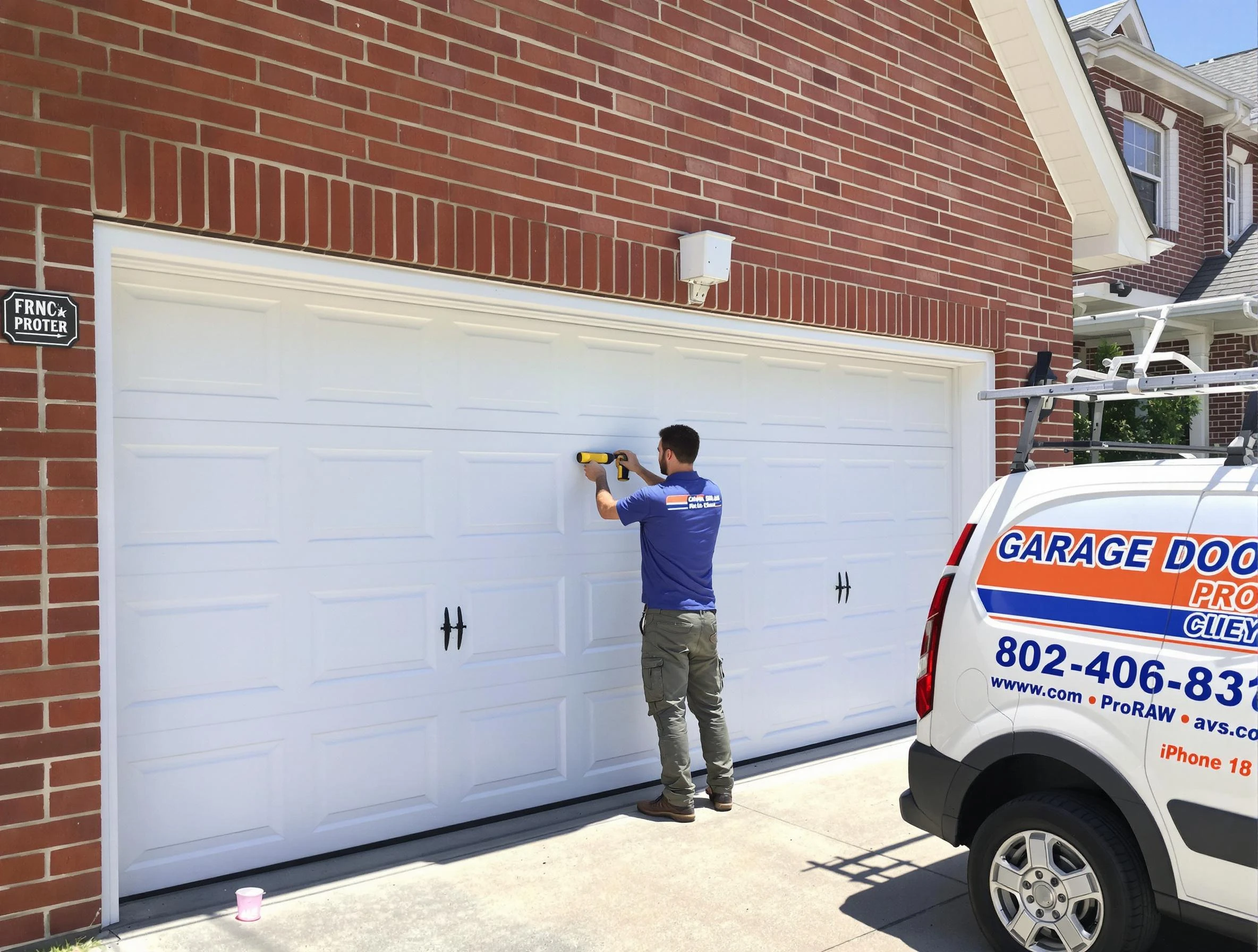 Local garage door repair service by Hopewell Garage Door Repair in Hopewell